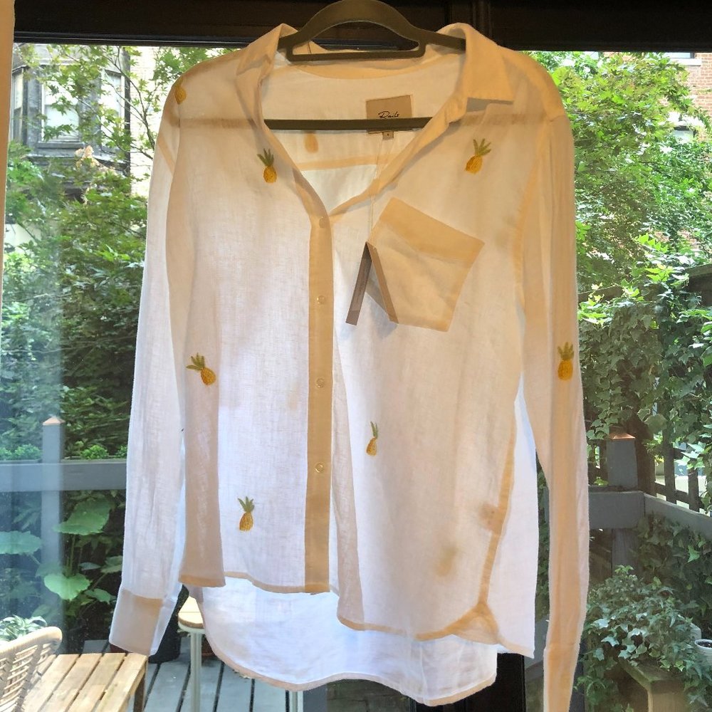 Rails pineapple buttondown. - NWT